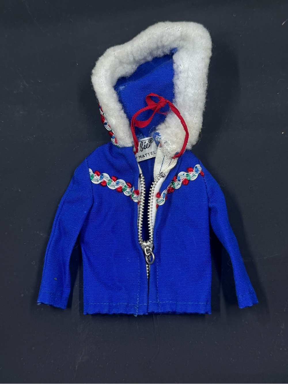 VINTAGE BARBIE DOLL SKI QUEEN ZIPPERED SKI JACKET WITH TAGS #948